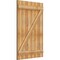 Ekena Millwork Joined Board-n-Batten Shutters w/Z-Bar, Rough Sawn Western Red Cedar, 32 1/4W x 49H, PR RBJ06Z32X049RWR - alternate 4
